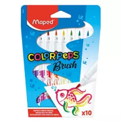 MAPED - Plumones Color Peps Brush X10