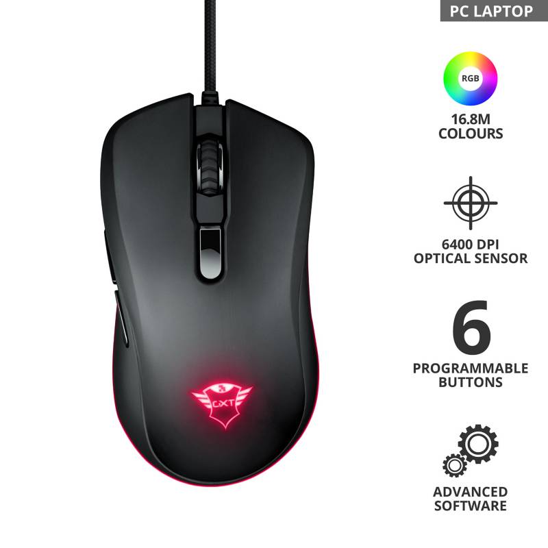 TRUST - Mouse Gamer Rgb Jacx