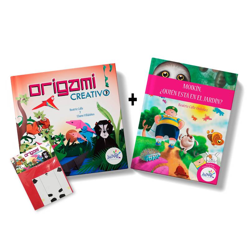 LAZARTES EDICIONES - Pack lector junior 8 años a más / origami creativo 3 + Moikin  - cuento