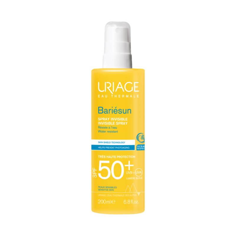 URIAGE - Uriage Bariésun Spray SPF50+ 200ml - Bloqueador solar corporal frente a los rayos UVA y UVB y la luz azul