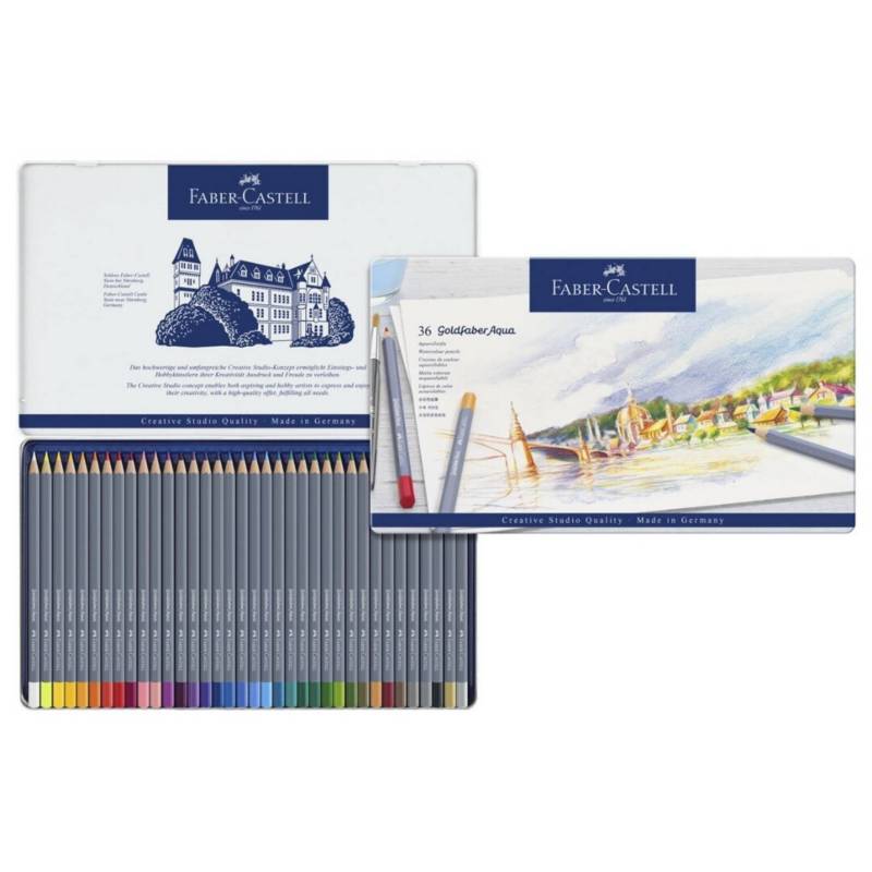 FABER CASTELL - Colores Goldfaber x 36 Acuarelable