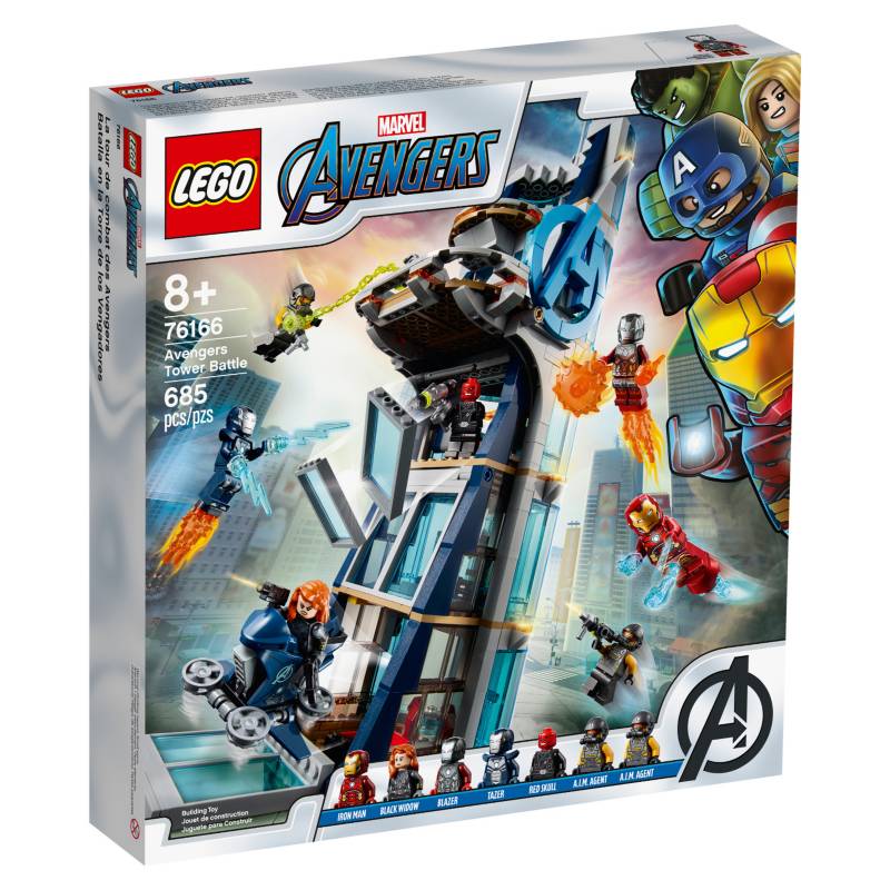 LEGO - Lego 76166 Batalla en La Torre de Los Vengadores