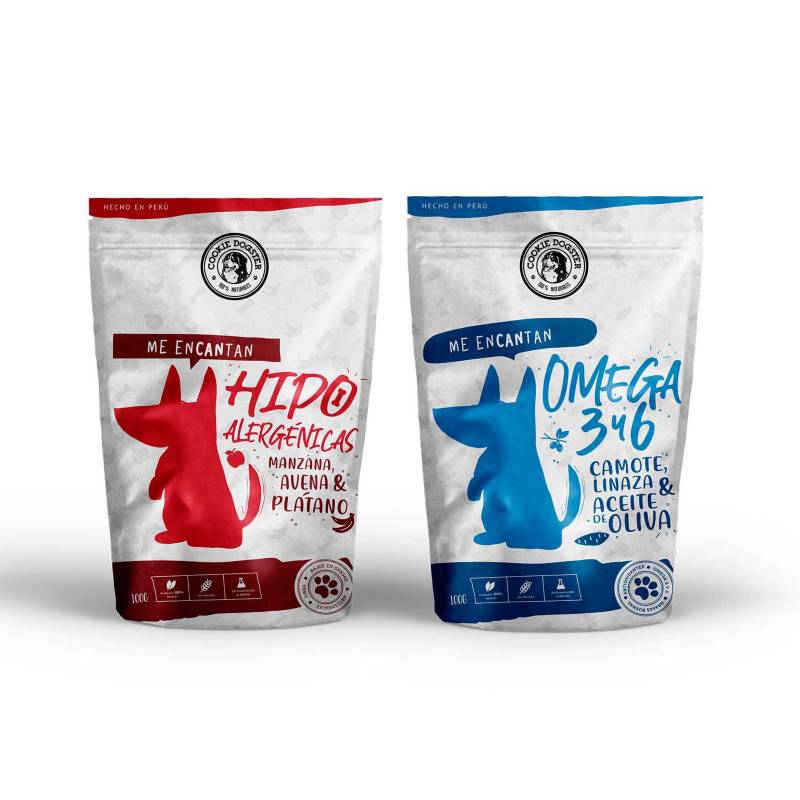 COOKIE DOGSTER - Snacks para Perros Pack Hipoalergénico