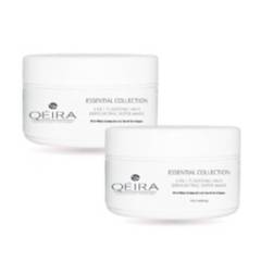 Qeira - Pack 2 Crema Facial Orgánica Exfoliante Limpiad