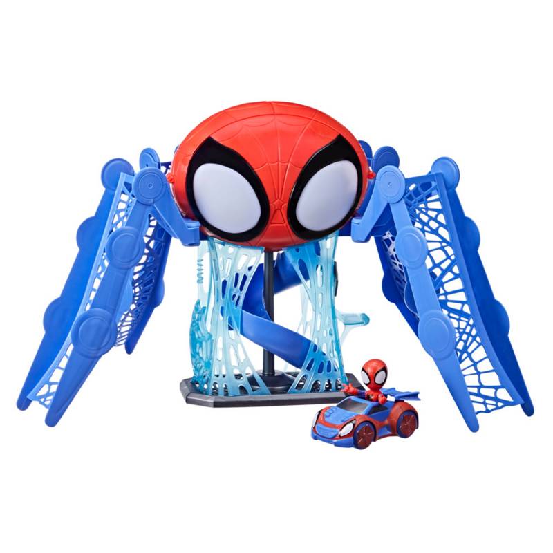  - Figura de Acción y Vehículo Spiderman Aracnocuartel