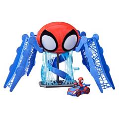 SPIDERMAN - Figura de Acción y Vehículo Spiderman Aracnocuartel