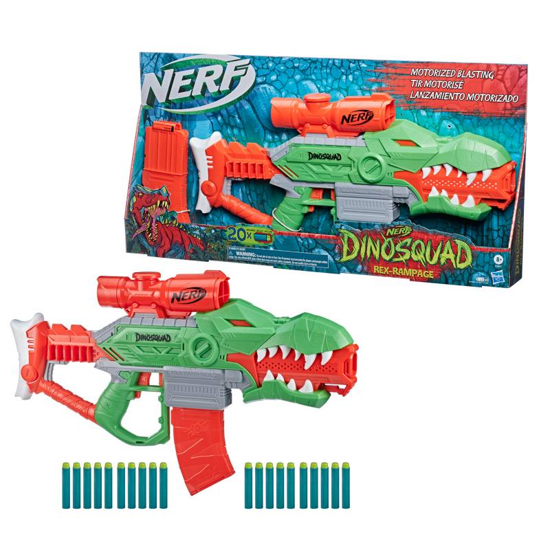 NERF - Lanzador Nerf Dinosquad Rex-Rampage