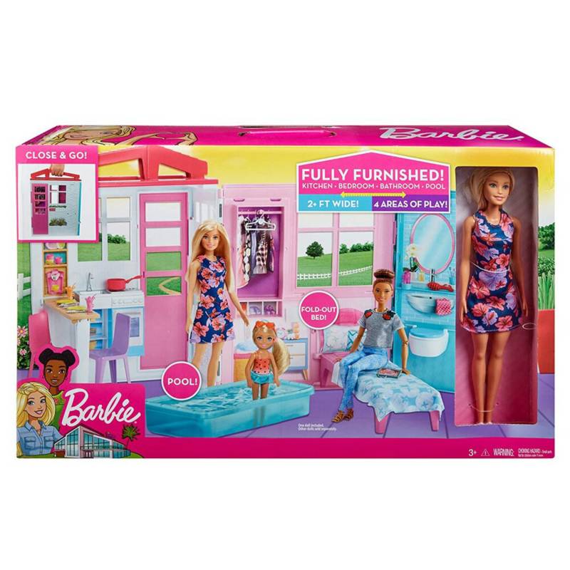 BARBIE Casa Glam Barbie - Falabella.com