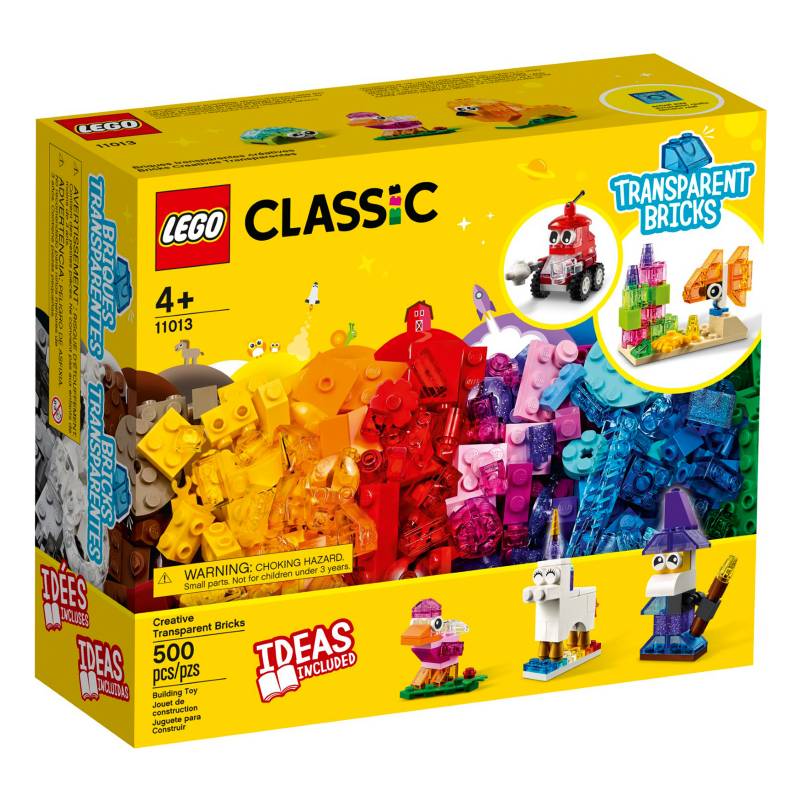 LEGO - Lego 11013 Ladrillos Transparentes Creativos