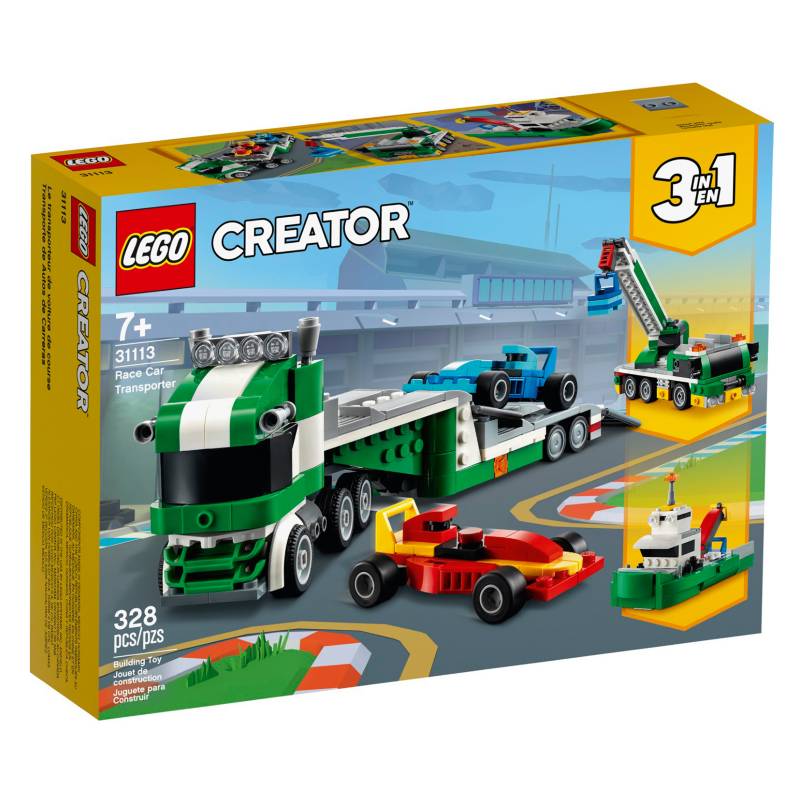 LEGO - Lego 31113 Transportador de Coches de Carreras