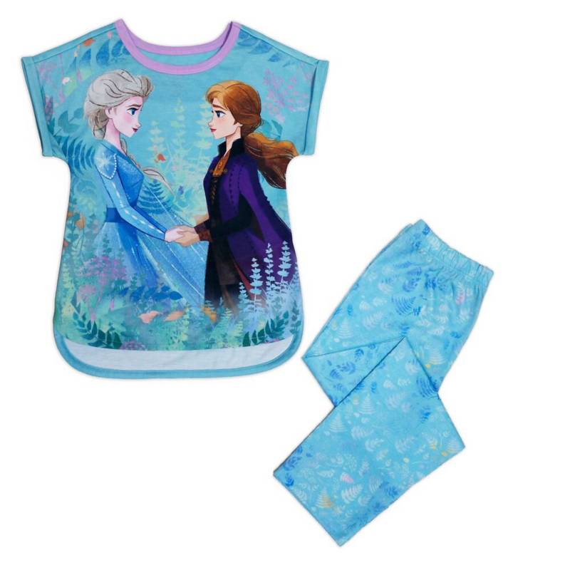 Girls pijamas Corto Pijama Elsa Frozen de Disney Reina Del Hielo Niños 1.5-2 años 18-24 M 