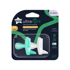 TOMMEE TIPPEE - Pack x2 Chupones Ultra Light 0-6M
