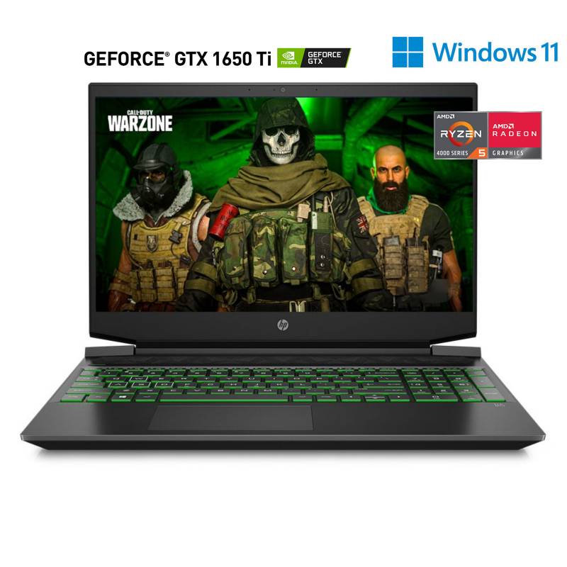 HP - Laptop HP Pavilion Gaming 15-ec1037la AMD Ryzen5 4600H 8GB 512GB SSD NVIDIA GeForce GTX 1650 Ti