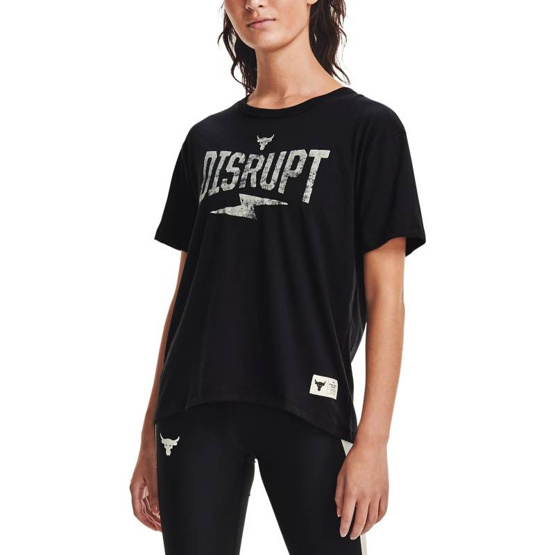 UNDER ARMOUR - Polo Project Rock Disrupt SS Training Mujer 