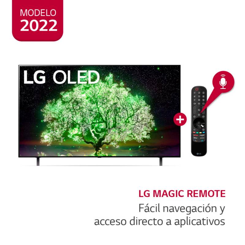 LG - Televisor 55" LG OLED 4K Ultra HD ThinQ AI OLED55A1PSA   