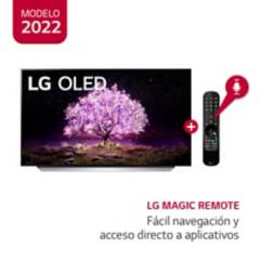 LG - Televisor 55" LG OLED 4K Ultra HD ThinQ AI OLED55C1PSA (2021)