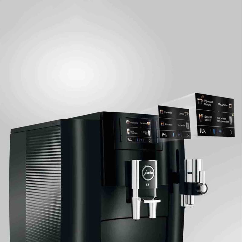 Jura E8, cafetera automática/máquina de espresso, Negro : Hogar y Cocina 