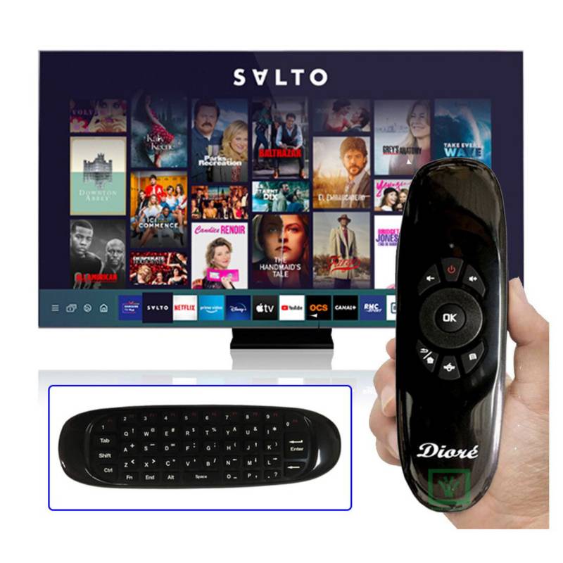 DIORE - Puntero Mouse Teclado para TV Smart