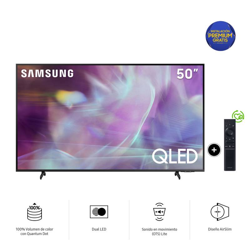 SAMSUNG - Televisor Samsung Smart TV 50" QLED 4K QN50Q60AAGXPE 