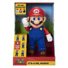 JAKKS PACIFIC - Figura Super Mario Bros It's-A Me Mario 30 cm