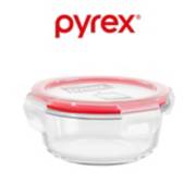 PYREX Pack De 2 Bolos Redondos Tapa Plastica De 4 Tazas - 950 Ml