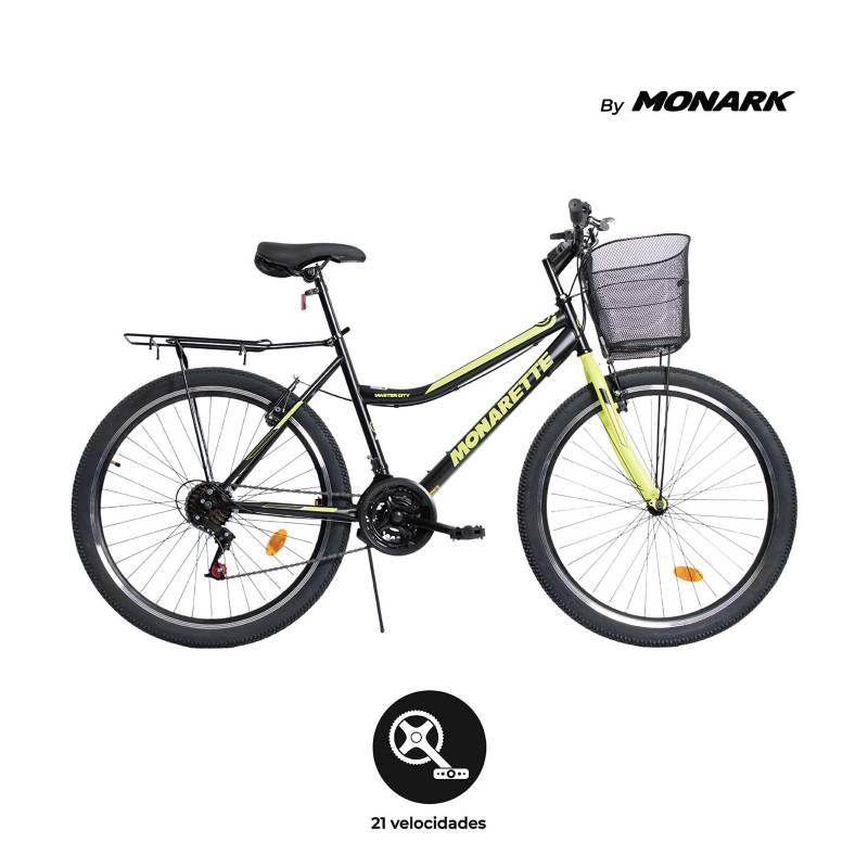 MONARETTE - Bicicleta Urbana Master City Aro 26 Unisex