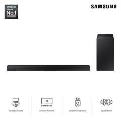 SAMSUNG - Soundbar Samsung Bluetooth 300W 2.1 CH HW-A450/PE (2021)