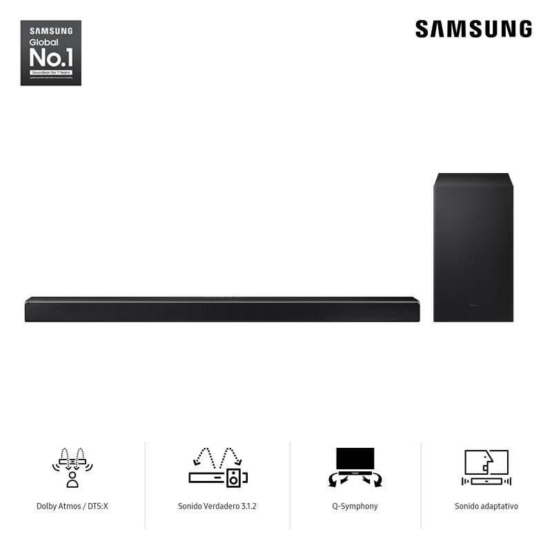 SAMSUNG - Soundbar Samsung Bluetooth 360W 3.1.2 CH HW-Q600A/PE (2021)