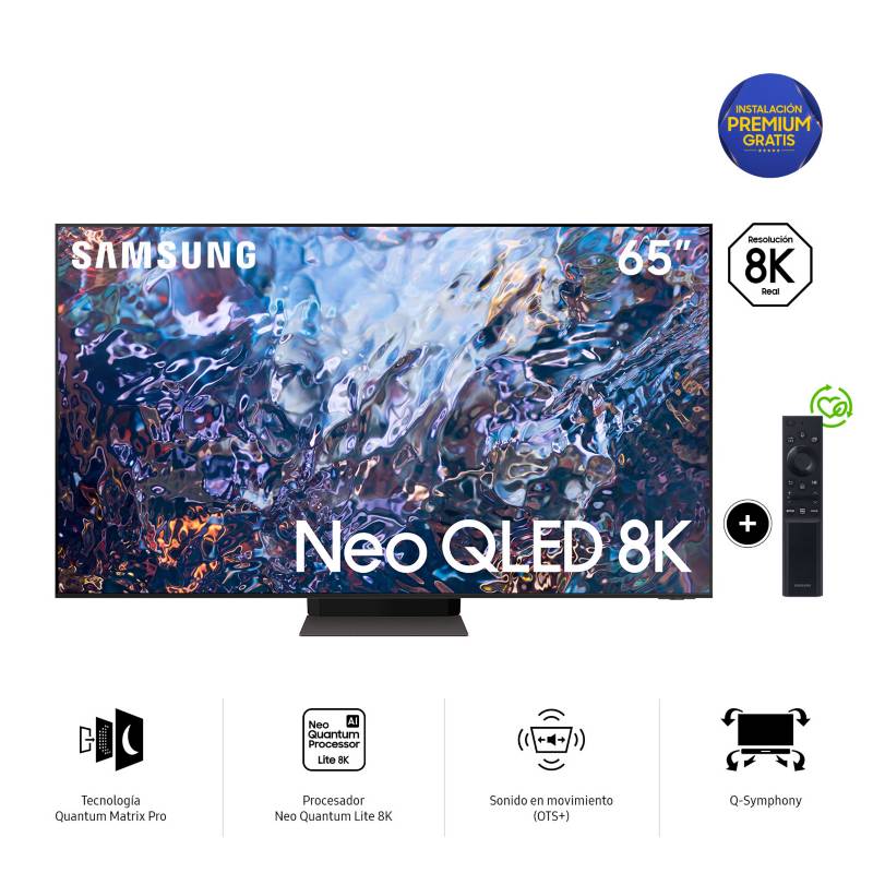 SAMSUNG - Televisor Samsung Smart TV 65" Neo QLED 8K Mini LED QN65QN700AGXPE 