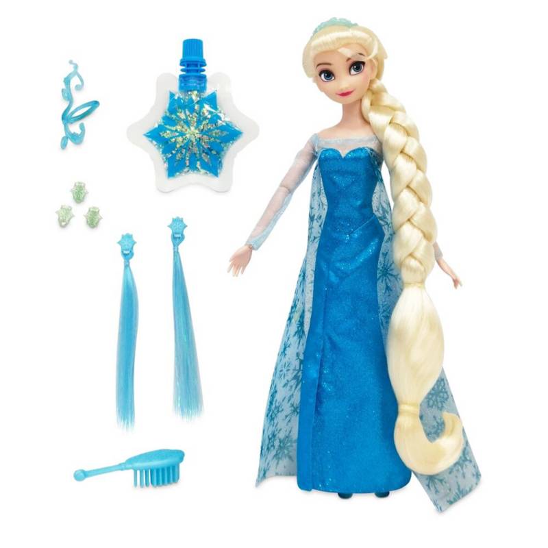 Muñeca Elsa Set de Peinado DISNEY | falabella.com