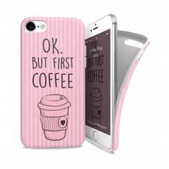 I-PAINT - Case Rosado Soft Coffee Mug para iPhone 7