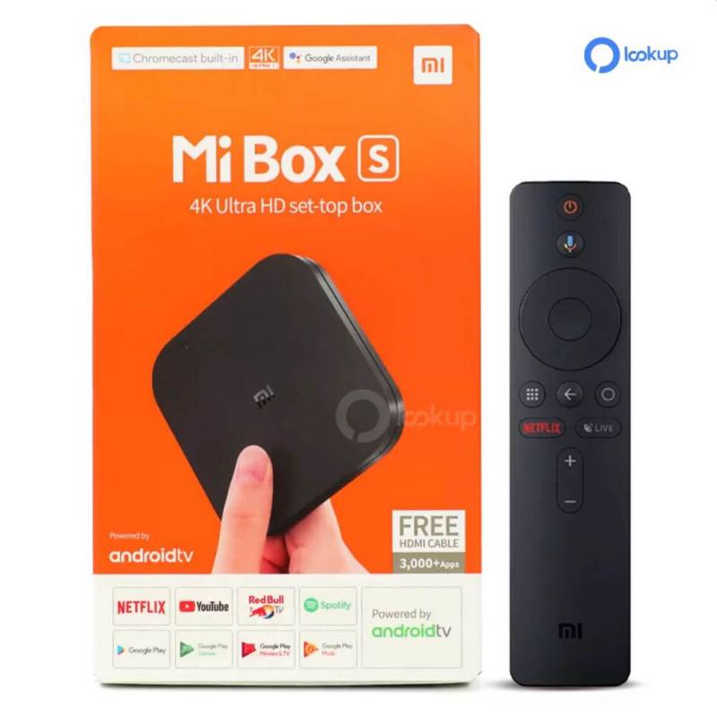 XIAOMI - Mi Box S 4K Tv Box Chromecast Integrado