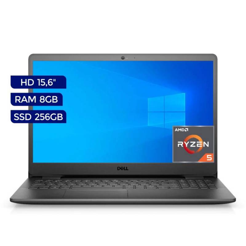 DELL - Laptop Inspiron 3505, Ryzen 5 3450U, 8GB, 256GB
