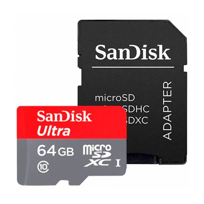 SANDISK - Memoria Micro SD 64GB 533x