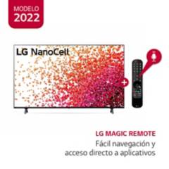 LG - Televisor 55" LG NanoCell 4K Ultra HD ThinQ AI 55NANO75SPA (2021)