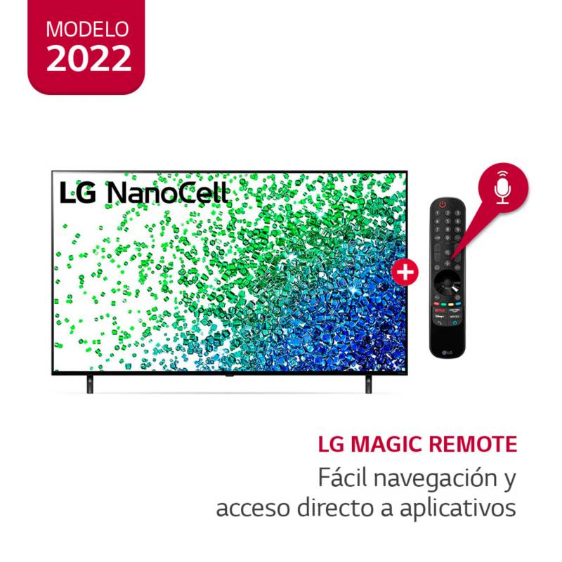 LG - Televisor 55" LG NanoCell 4K Ultra HD ThinQ AI 55NANO80SPA (2021)