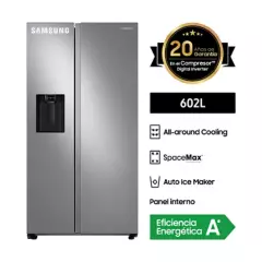 SAMSUNG - Refrigeradora Samsung Side by Side 602Lt RS60T5200S9