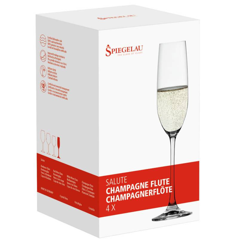 Set x4 Copas de Cristal Champagne SPIEGELAU