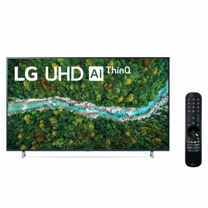 LG - Televisor 75" LG UHD 4K Ultra HD ThinQ AI 75UP7750PSB (2021)