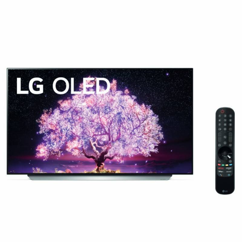 LG - Televisor 77" LG OLED 4K Ultra HD ThinQ AI OLED77C1PSA (2021)