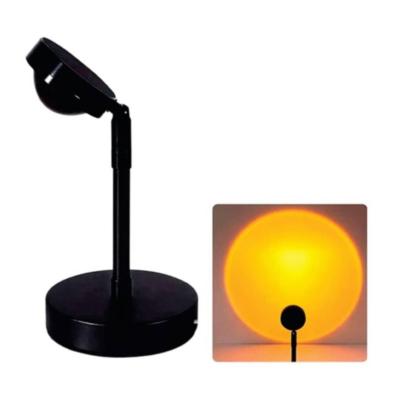GENERICO - Lámpara De Proyección LED Sunset Lamp Rotación