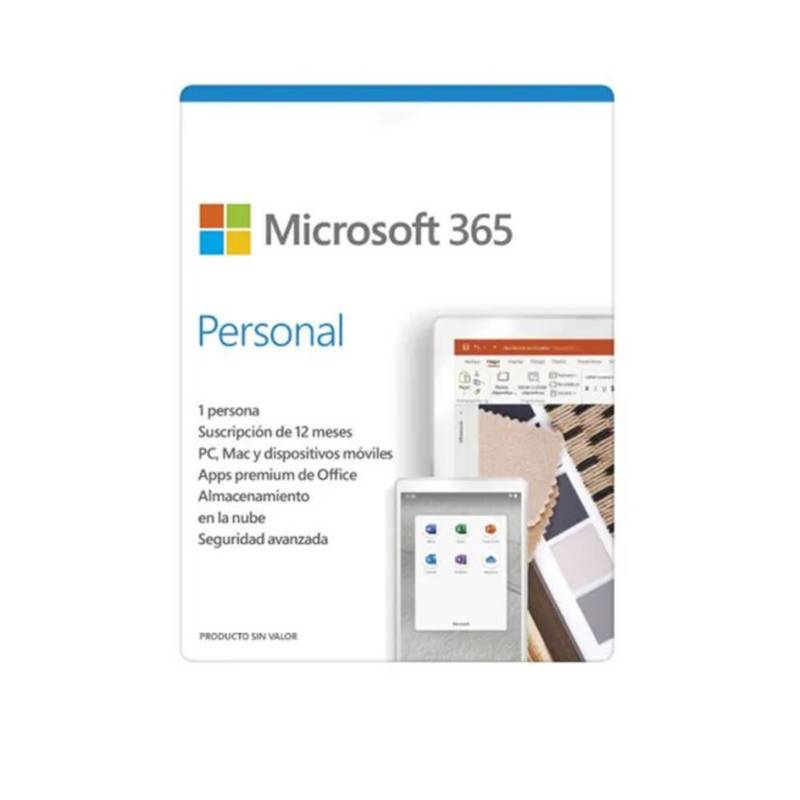 Office 365 personal 1pc por 1 año MICROSOFT 