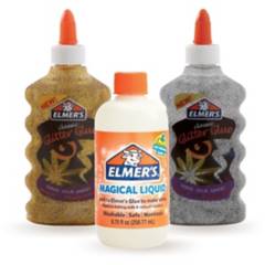 ELMERS - Pack Glitter Para Hacer Slime 3 Pzas.