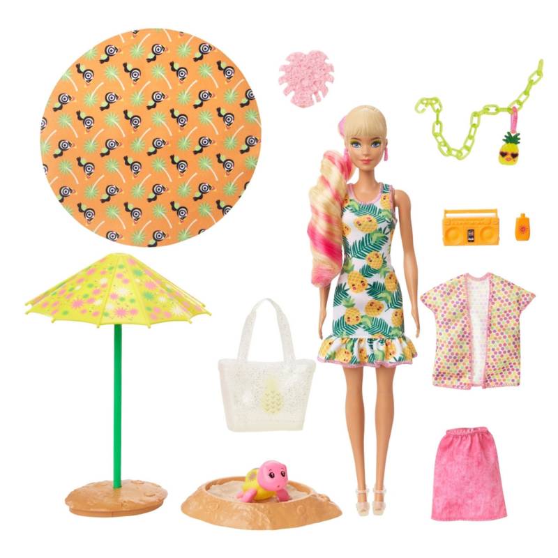 BARBIE - Muñeca Barbie Color Reveal Diversión con Espuma