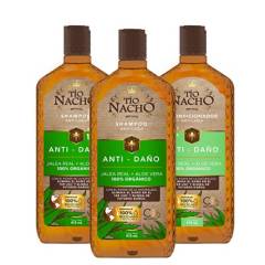 Tío Nacho - Pack Tío Nacho Anti Caída Aloe Vera 02 Shampoo + 01 Acondicionador 415 ml c/u