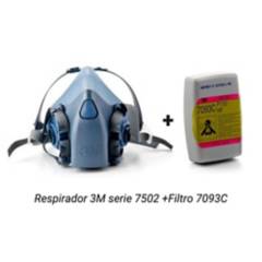 3M - Kit Respirador 7500 + Filtro 7093C (Talla M)