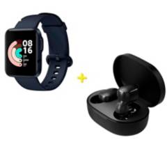 XIAOMI - Smartwatch Mi Watch Lite Blue + Earbuds Basic2