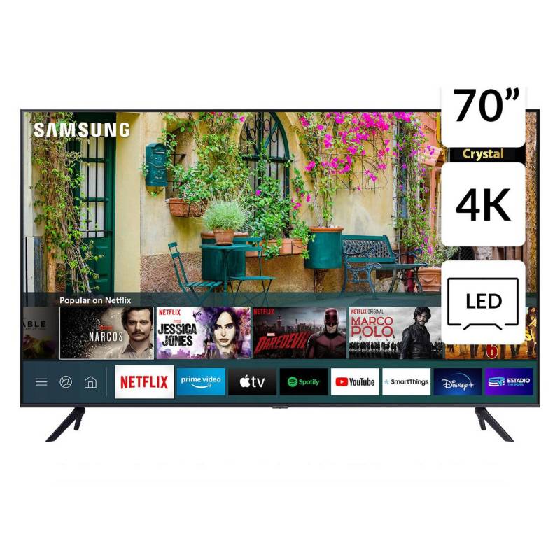 SAMSUNG - Televisor 70"  Crystal 4K Ultra HD  70AU7000