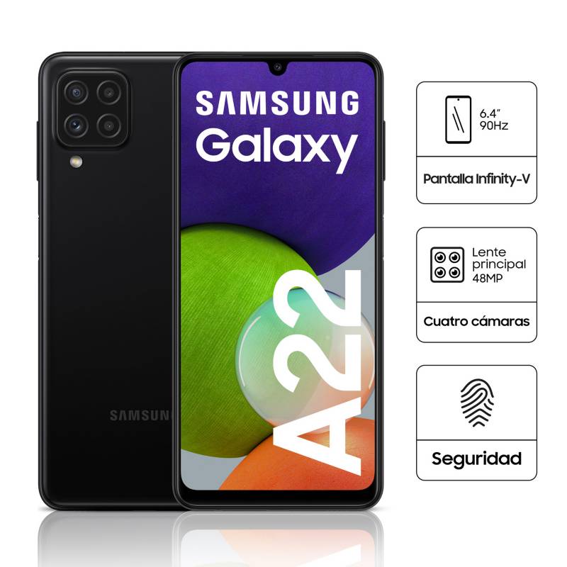 SAMSUNG - Galaxy A22 128GB 4GB Negro