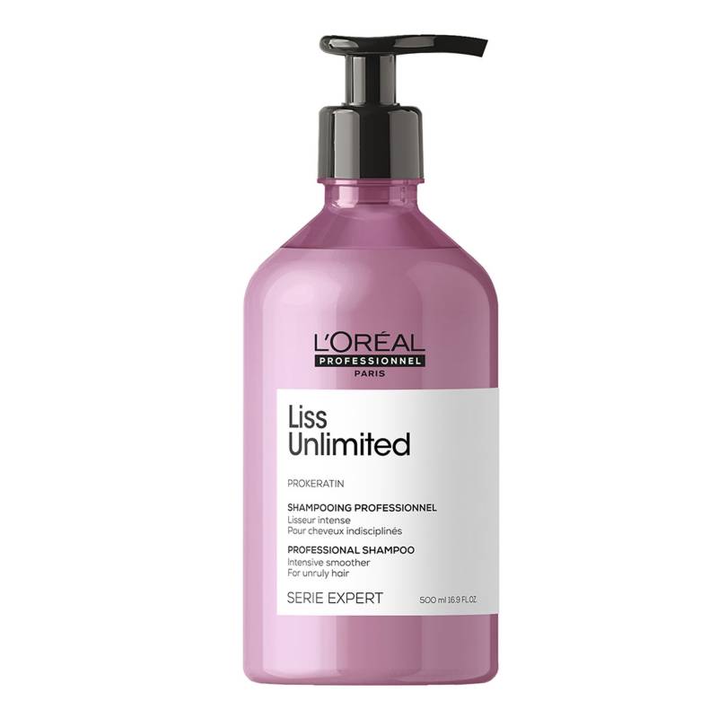 LOREAL PROFESSIONNEL - Shampoo XL Liss Unlimited Para Cabello Con Frizz